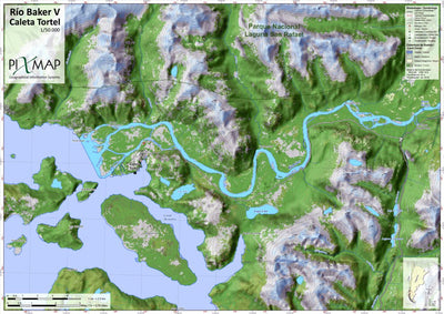 Río Baker 5 - Caleta Tortel 1/50.000