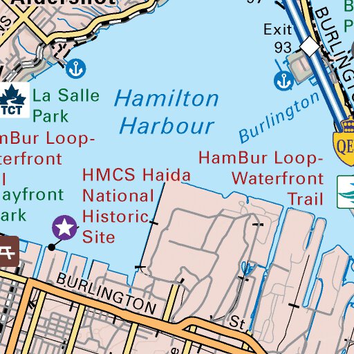 SOON29 Hamilton - Southern Ontario Topo Map by Backroad Mapbooks ...