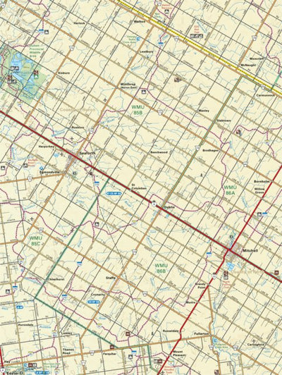 SOON33 Mitchell - Southern Ontario Topo