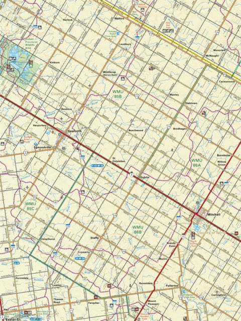 SOON33 Mitchell - Southern Ontario Topo