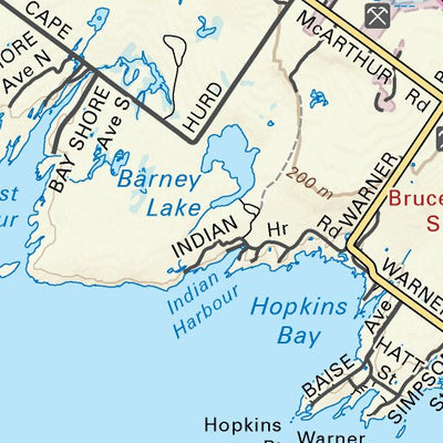 SOON63 Tobermory - Southern Ontario Topo