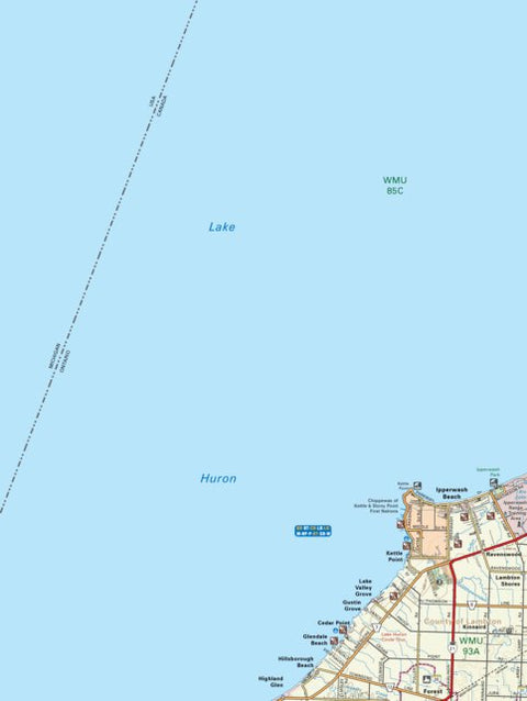 SOON23 Ipperwash Beach - Southern Ontario Topo