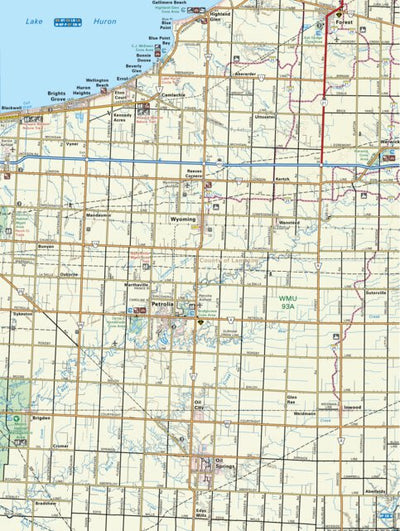 SOON14 Petrolia - Southern Ontario Topo