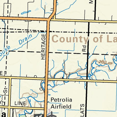 SOON14 Petrolia - Southern Ontario Topo