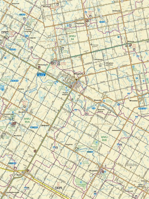 SOON41 Wingham - Southern Ontario Topo