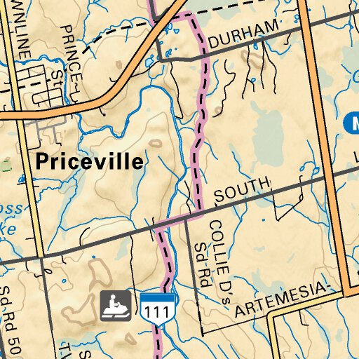 SOON51 Markdale Southern Ontario Topo Map by Backroad Mapbooks