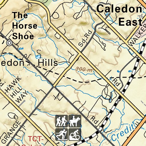 SOON45 Caledon Southern Ontario Topo Map by Backroad Mapbooks