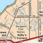 SOON55 Sauble Beach - Southern Ontario Topo