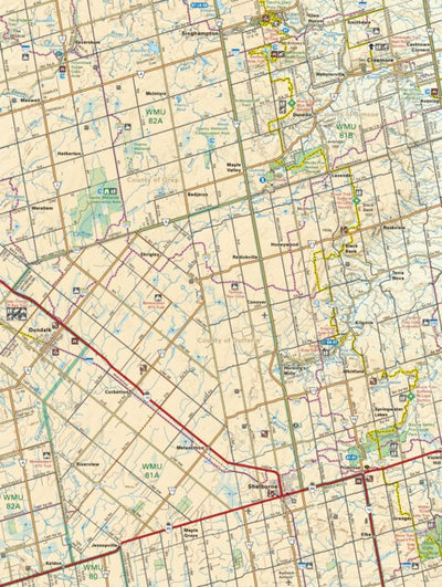 SOON52 Shelburne - Southern Ontario Topo