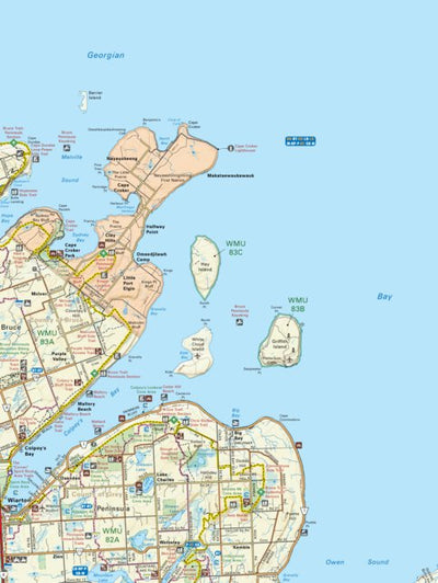 SOON62 Colpoy's Bay - Southern Ontario Topo