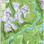 Río Baker 4 - Lago Vargas 1/50.000