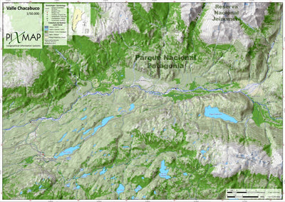 Valle Chacabuco - Parque Patagonia 1/50.000