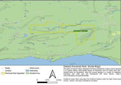 Ontario Nature Reserve: Divide Ridge
