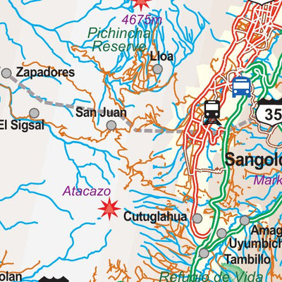 Quito City Region 1:800,000 - ITMB