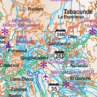 Quito City Region 1:800,000 - ITMB