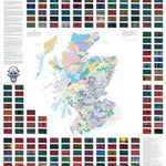 Collins Tartans Map of Scotland