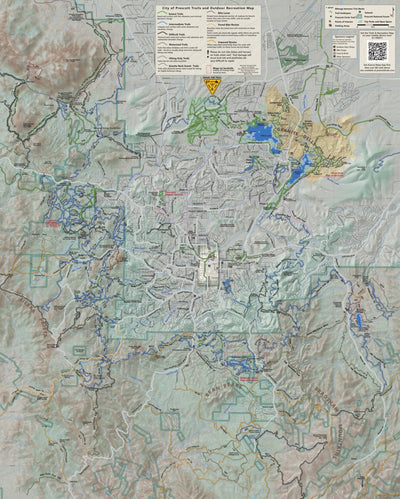 Prescott Trails and Recreation Map