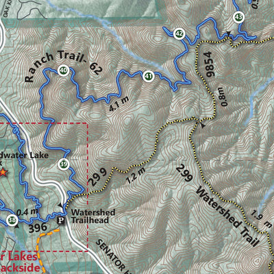 Prescott Trails and Recreation Map
