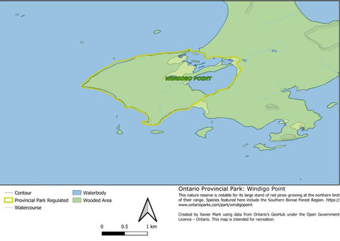 Ontario Nature Reserve: Windigo Point