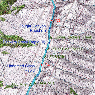 RiverMaps - Snake River in Hells Canyon and the Lower Salmon River (8 maps)