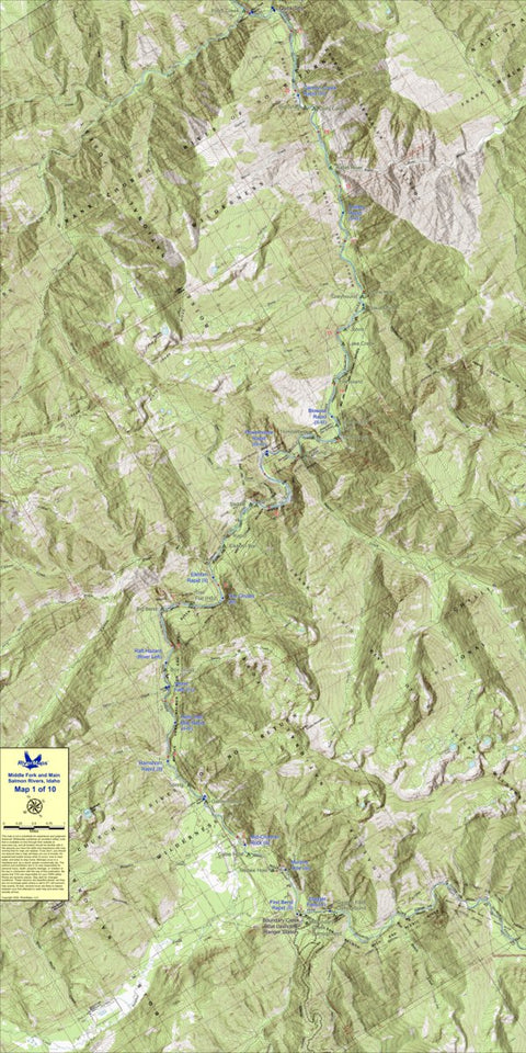 RiverMaps - Middle Fork & Main Salmon (Map 1)