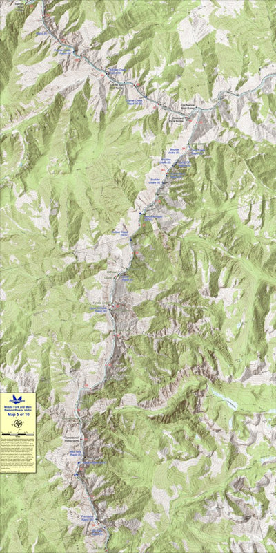 RiverMaps - Middle Fork & Main Salmon (Map 5)