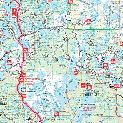 Chippewa National Forest Visitor Map 2013 (2019 Reprint)