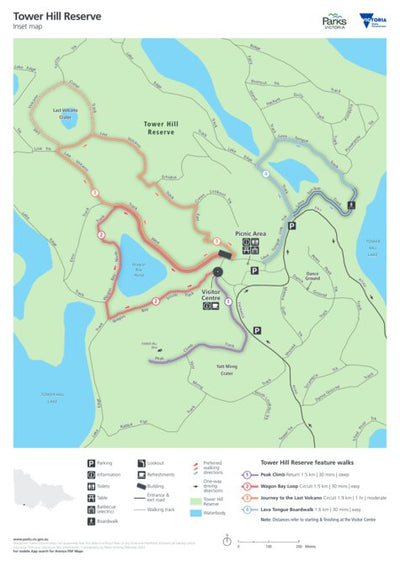 Tower Hill Reserve Visitor Guide - Inset