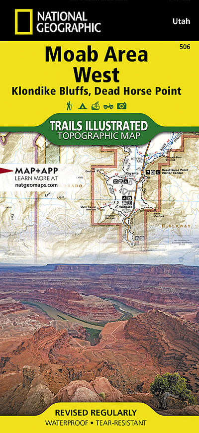 506 :: Moab Area West: Klondike Bluffs, Dead Horse Point Map
