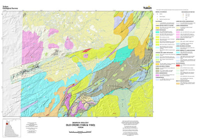 116N & 116O, Old Crow: Yukon Bedrock Geology