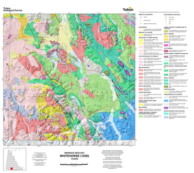 105D, Whitehorse: Yukon Bedrock Geology