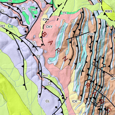 117A, Blow River & 117B, Davidson Mountains: Yukon Bedrock Geology