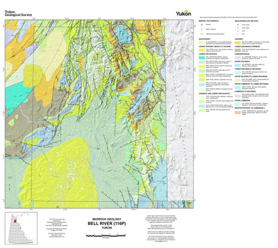 116P, Bell River: Yukon Bedrock Geology