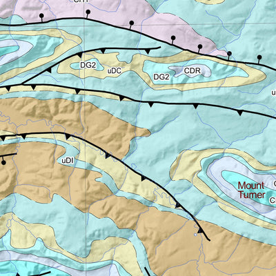 116H, Hart River: Yukon Bedrock Geology