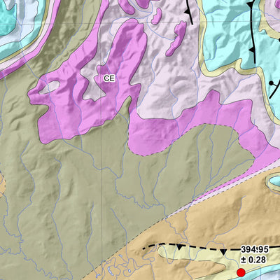 116F & 116G, Ogilvie River: Yukon Bedrock Geology