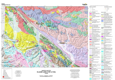 115F & 115G, Kluane Lake: Yukon Bedrock Geology