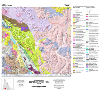 115A, Dezadeash Range: Yukon Bedrock Geology