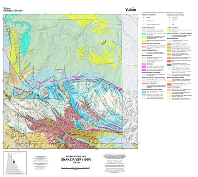 106F, Snake River: Yukon Bedrock Geology