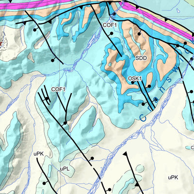 106F, Snake River: Yukon Bedrock Geology