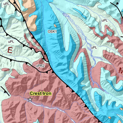 106F, Snake River: Yukon Bedrock Geology