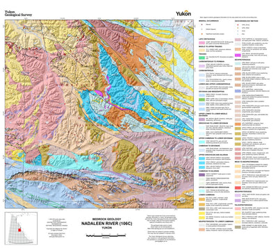 106C, Nadaleen River: Yukon Bedrock Geology