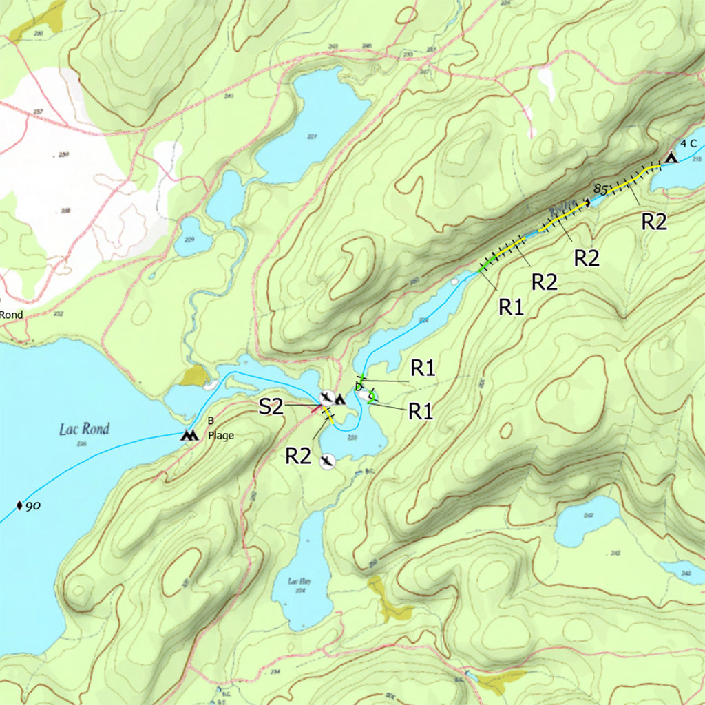 Rivière Du Désert et Ignace Map by Canot Kayak Quebec | Avenza Maps