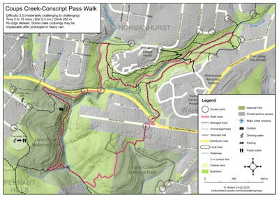 Coups Creek-Conscript Pass Walk