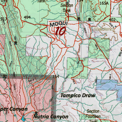 NM Unit 10 Land Ownership Map