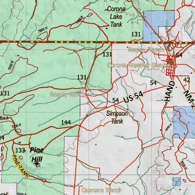 NM Unit 38 Land Ownership Map