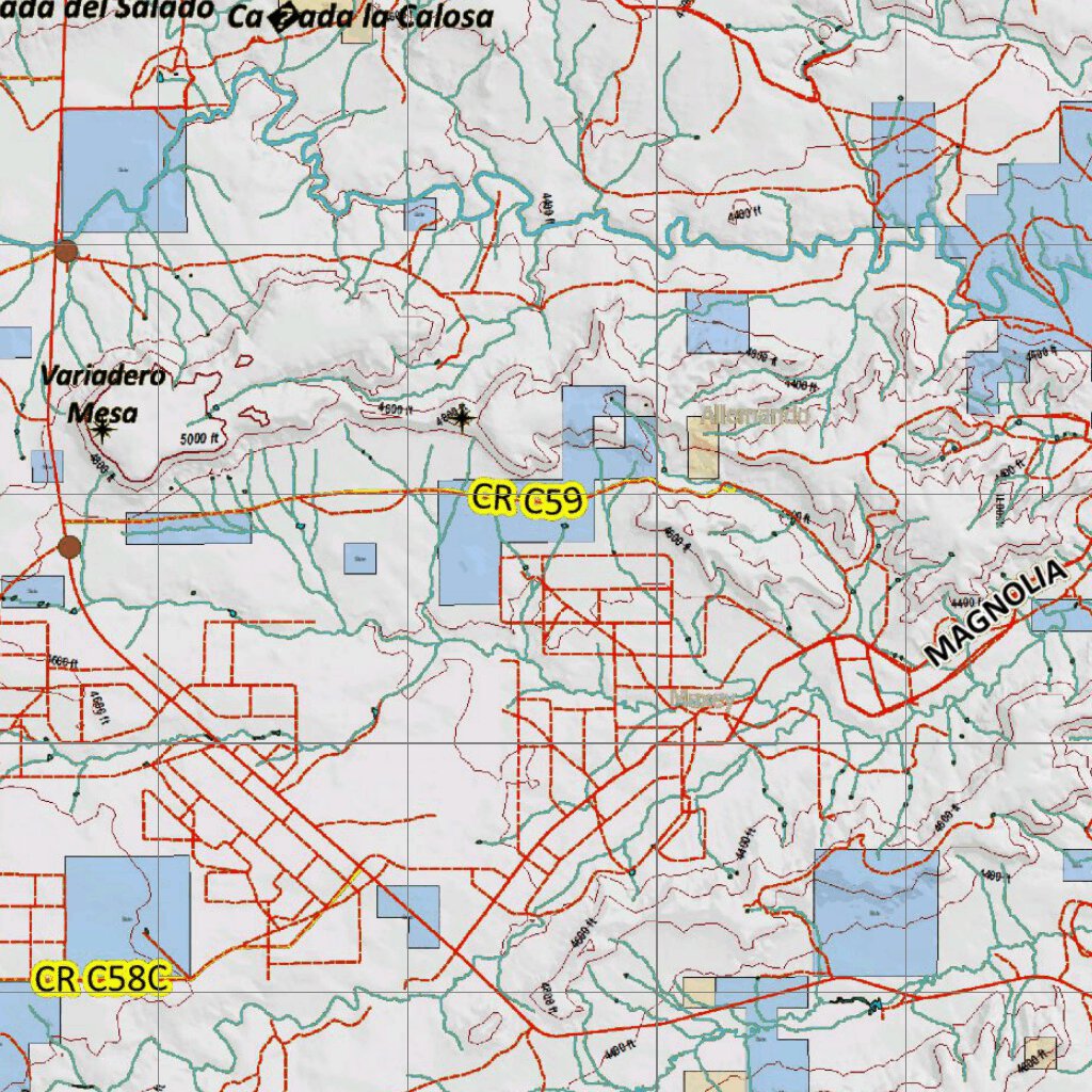 NM Unit 42 Land Ownership Map by New Mexico HuntData LLC | Avenza Maps