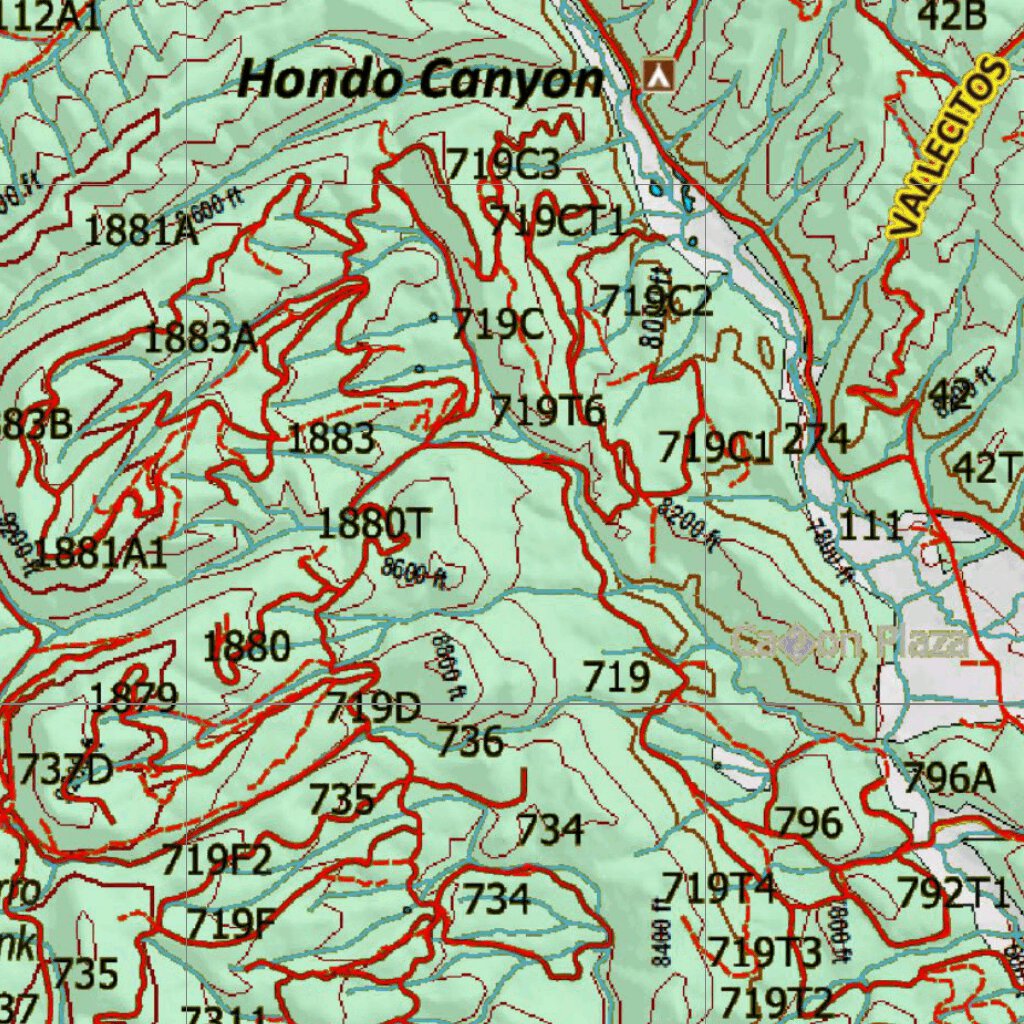NM Unit 51A Land Ownership Map by New Mexico HuntData LLC | Avenza