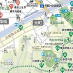 横滨观光指南携带地图