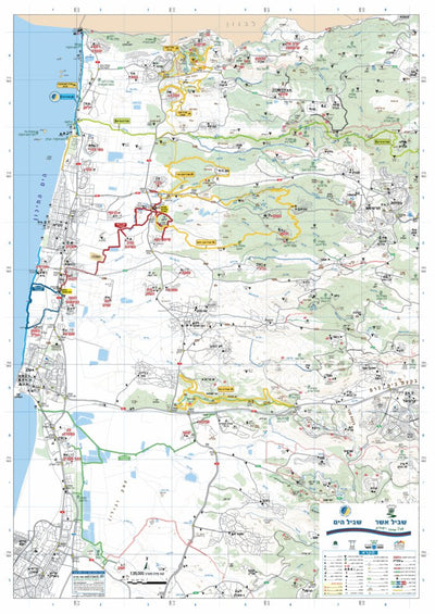Western Galilee map