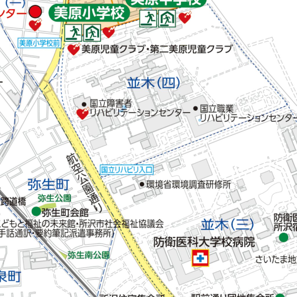 所沢市避難所マップ Map by Buyodo corp. | Avenza Maps